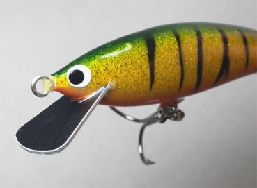 Turus Ukko Original Wobbler, Länge: 12 cm, Farbe: Fire-Flame-Glitter 243